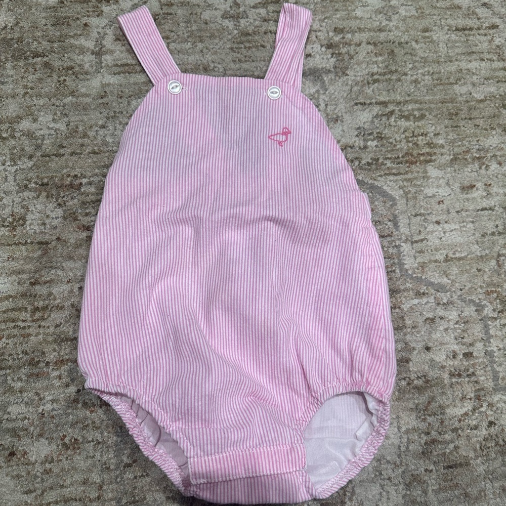 Pink Striped romper